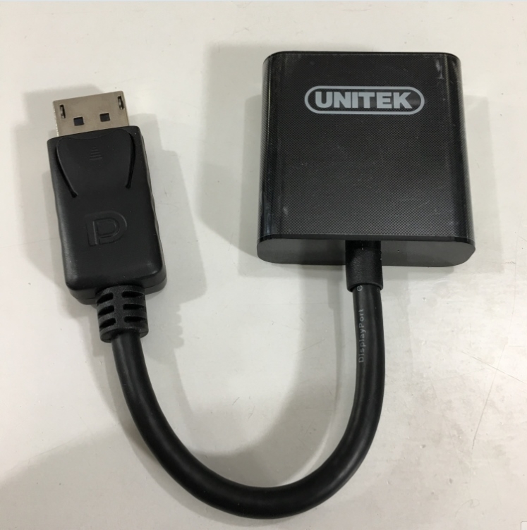 Cáp Chuyển Đổi Tín Hiệu DisplayPort to VGA Unitek Y-5118E