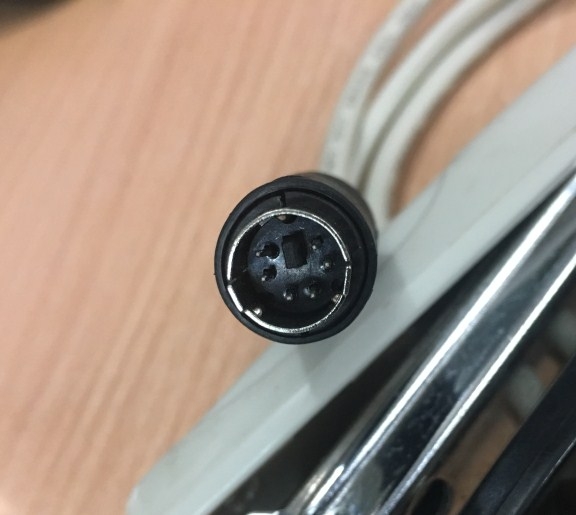 Cáp Kết Nối VISCA PTZ Camera Cascade Control Cable Series RS232 6 Pin Mini DIN PS2 Male to 8 Series RS232 Male Length 0.5M