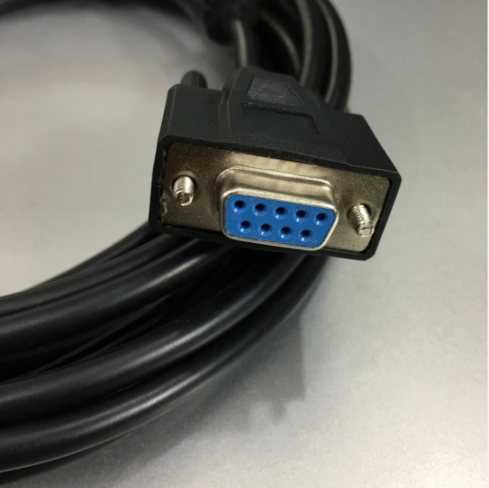 Cáp Điều Khiển Lập Trình PLC Schneider 59607 Relay Sepam series 20 Chất Lượng Cao PC Connection Cord CCA783 Cable PLC Merk Schneider BLack Length 5M