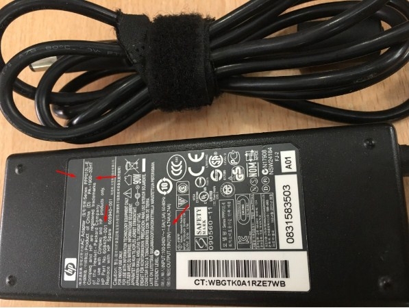 Adapter 19V 4.74A 90W For HP DV3 DV4 DV5 DV6 DV7 Connector Size 7.4mm x 5.0mm