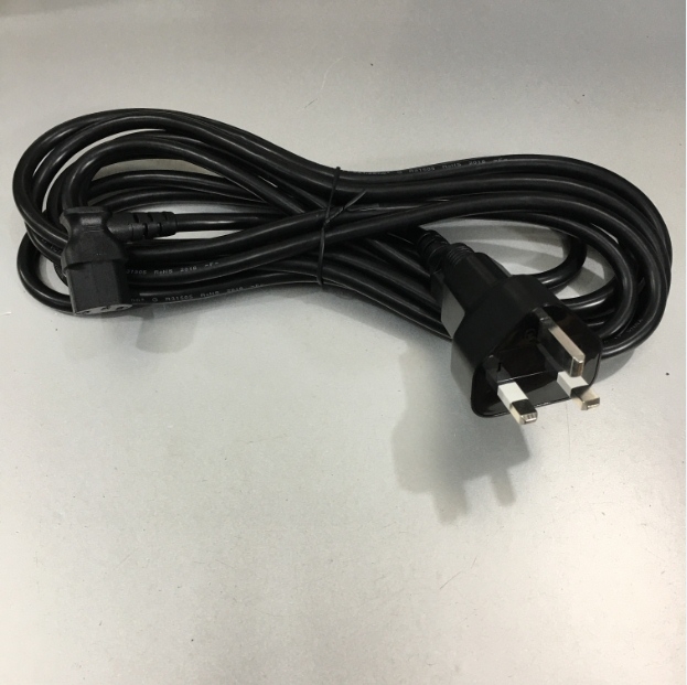 Bộ Combo Adapter BS1363 UK Plug to NEMA 5-15R Và NEMA 5-15P Plug To Left Angle IEC 60320 C13 Chính Hãng WELL SHIN YUNG LI 11A 250V 3x1.25mm² Length 4.5M