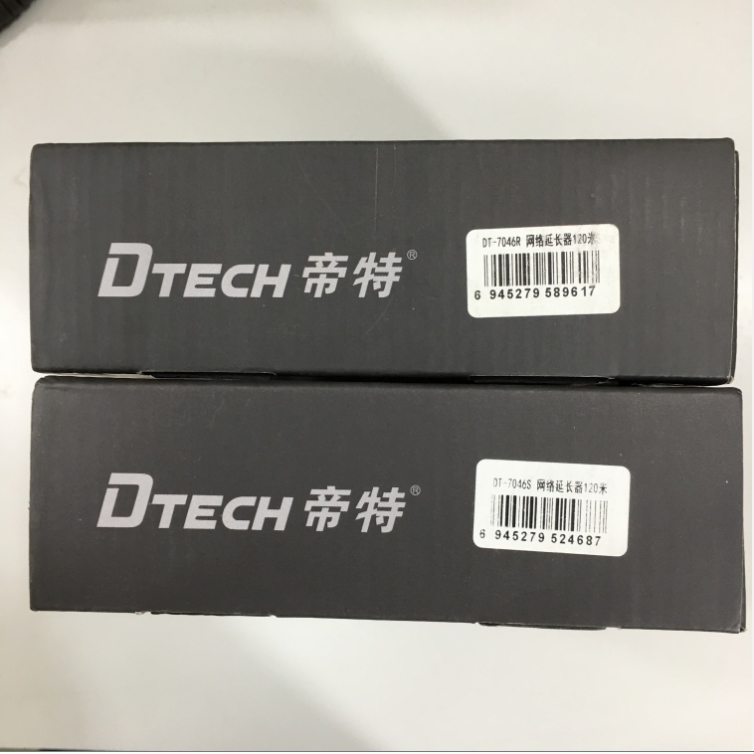 Bộ Chuyển Tín Hiệu HDMI to LAN DTECH DT-7046 HDMI IP EXTENDER 120M PLUS ADAPTER SENDER AND RECEIVER