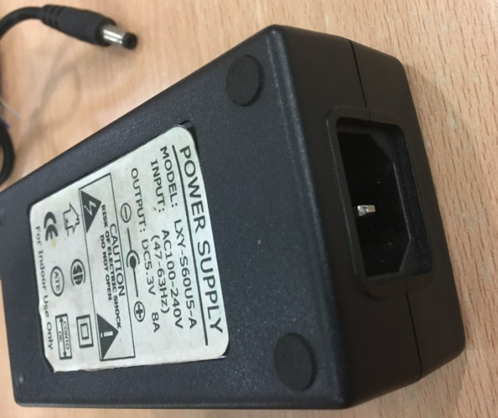 Adapter 5.3V 8A LXY-S60U5-A Connector Size 5.5mm x 2.1mm