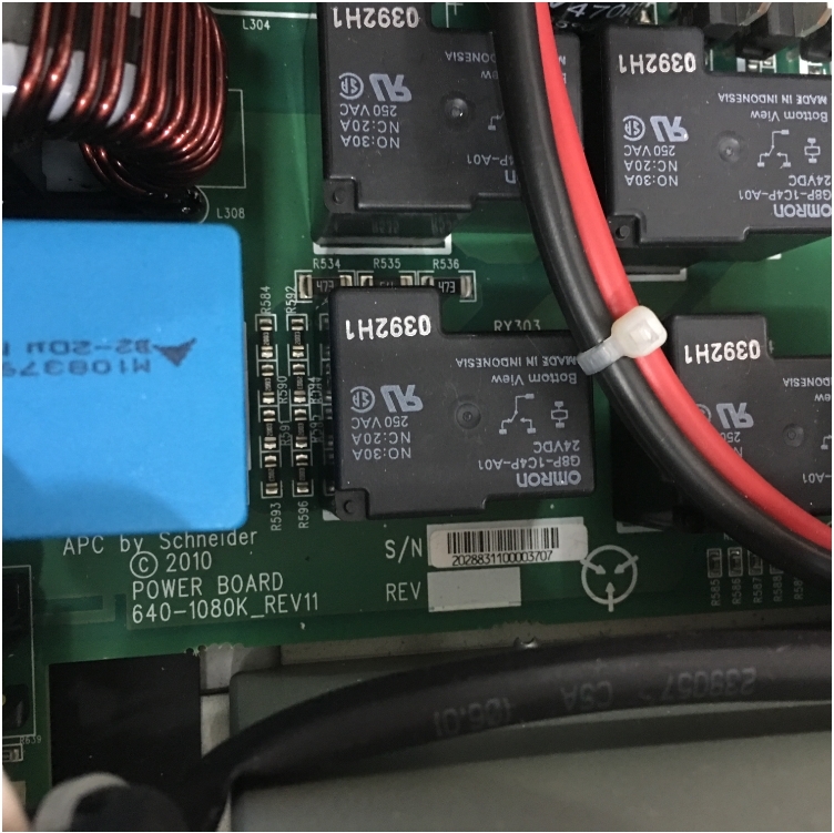APC SMX2200RMHV2U Main Controller Power Distribution Board 640-1080K Rev11 UPS