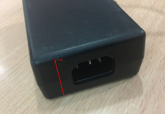 Adapter Original Haider HDAD60W104 24V 2.5A 60W Connector Size 3Pin 10mm Mini din