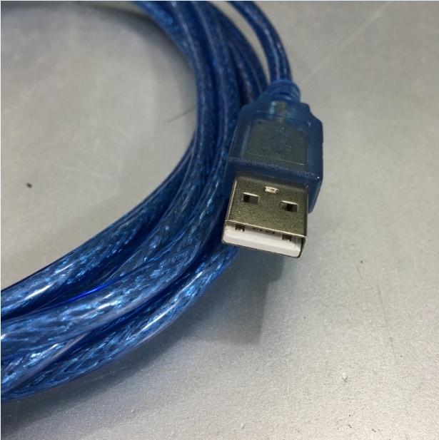 Cáp Link USB 2.0 Hai Đầu Cắm Dương USB 2.0 Type A Male to Type A Male Cable Blue Length 3M