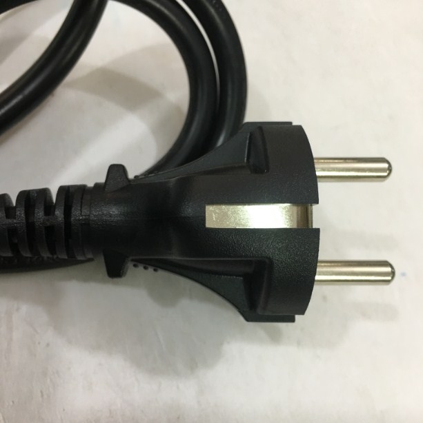 Dây Nguồn HONGLIN HL-014S HL-026S Chuẩn 2 Chân Đầu Tròn AC Power Cord Schuko CEE7 Euro Plug to C13 10A 250V 3x0.75mm Length 1.8M