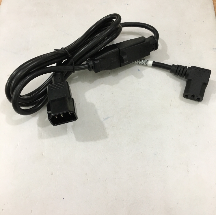 Dây Nguồn IEC C13 to C14 90 Degree Chữ L Ngóc 90 Độ Vuông Sang Góc Phải C14 to NEMA 5-15R Và NEMA 5-15P to C13 AC Power Cord 10A 250V 3x0.75mm² 18AWG Length 2.2M