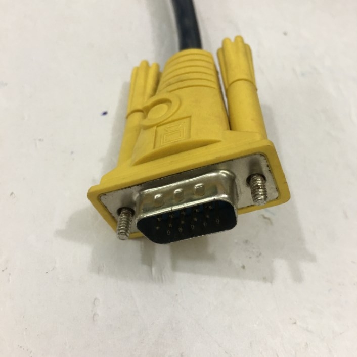 Cáp Điều Khiển LANBE Cable KVM Switch 3 in 1 VGA USB Black Length 1.8M