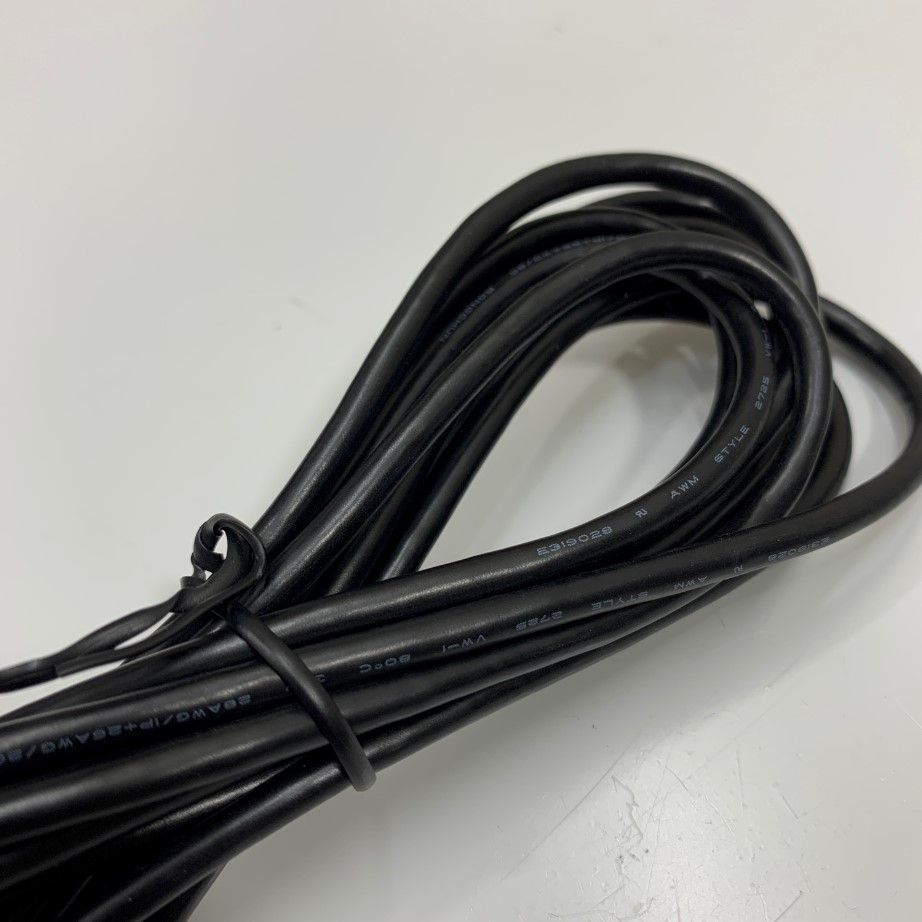 Cáp USB 2.0 Type A to Type B Left Angle 10Ft Dài 3M Shielded Style 2725 28AWG For Laser Marking Machine and the Computer