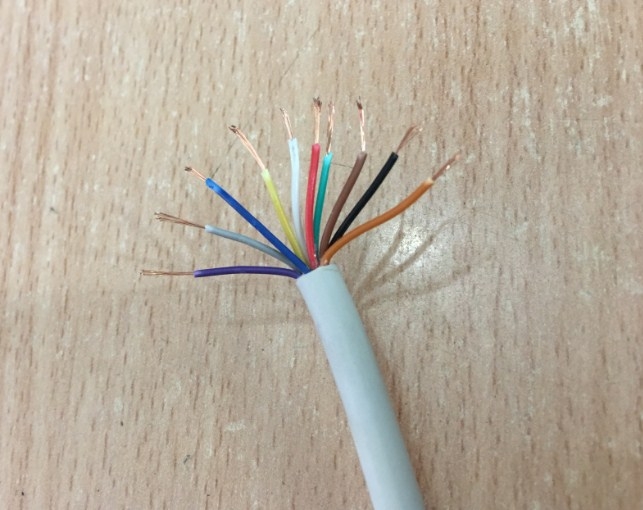 Cáp Máy In Vẽ Cắt Công Nghiệp May Mặc PORTROIT TW-1800P DB9 Male to DB9 Female Serial Printer Cable RS232 PVC Grey Length 20M