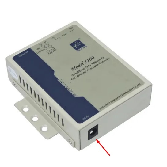 Adapter 5V 2A 10W AMIGO Connector Size 5.5mm x 2.5mm For Chuyển Đổi Quang Điện 3ONEDATA 1100 Ethernet Media Converter