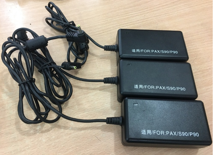 Adapter Original Huntkey ADP036-094B 9.5V 4A For POS Terminal Pax S90 P90 E550 Connector Size 3.5mm x 1.35mm