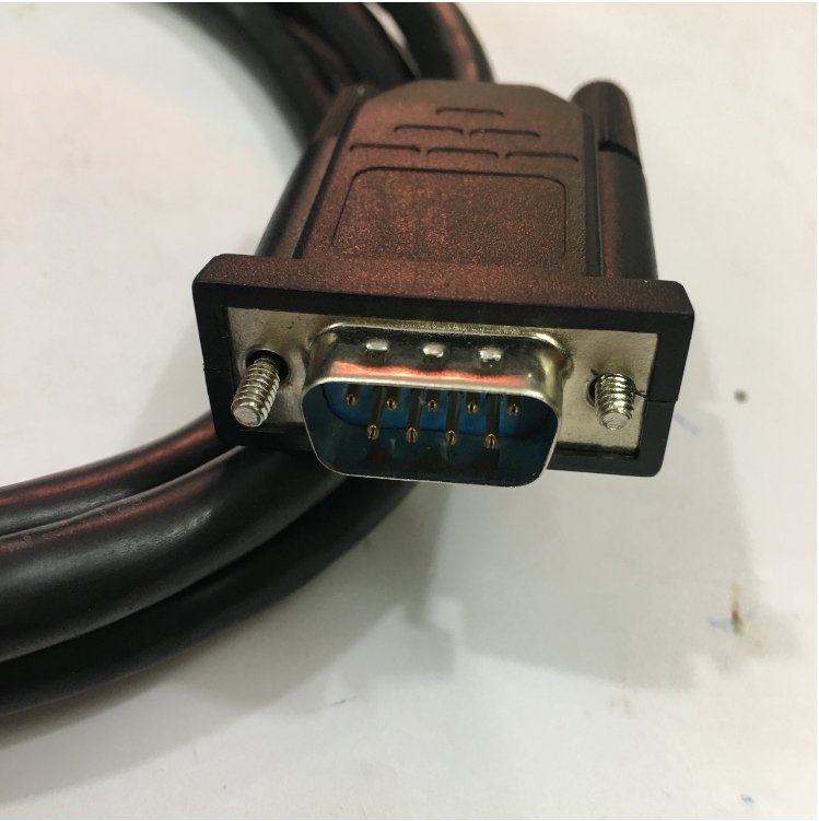Cáp Điều Khiển RS232 DB9 Male to DB15 Female 2 Row 15Pin 28AWG Cable Black Length 1.5M