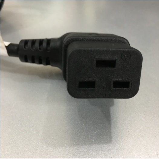 Dây Nguồn chữ L góc 90 độ Original Juniper 740-010438 Power Cord IEC60320 IEC C19 UK 16A-13Amp/250V 3X1.5mm2 length 2.5M