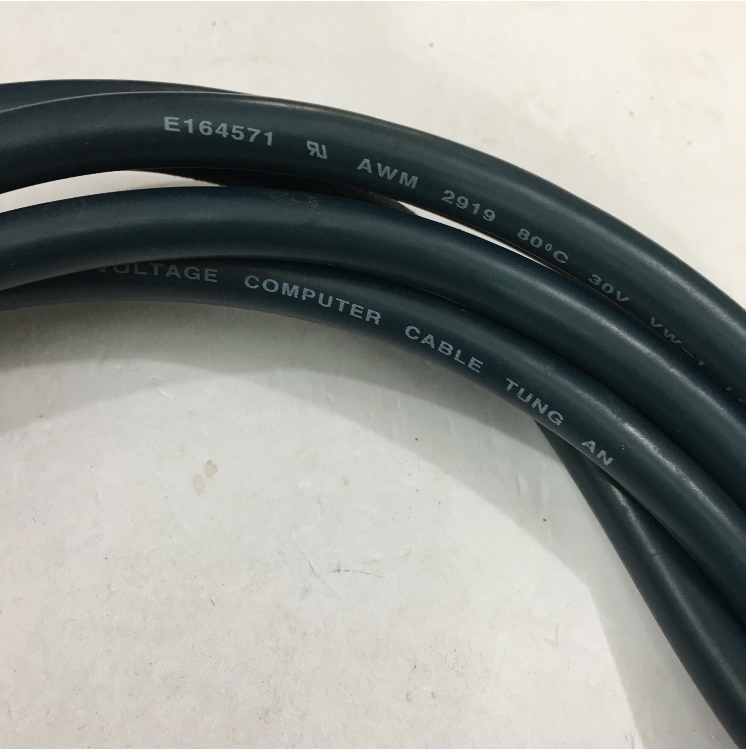 Cáp Điều Khiển RS232 DB25 Female to DB15 Male 2 Row 15Pin 28AWG E164571 Cable Green Length 3M