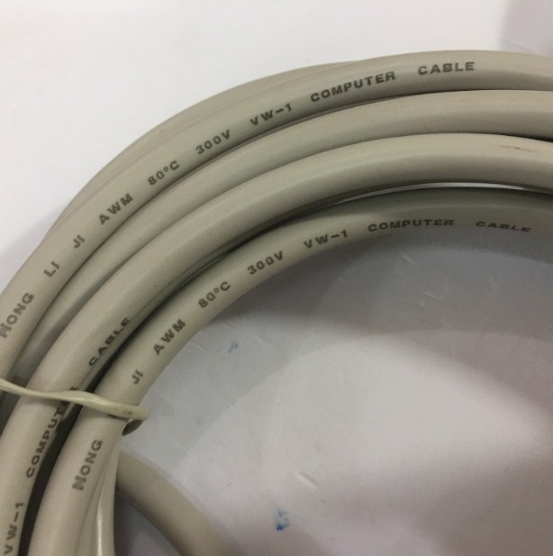 Cáp Kết Nối Cổng LPT Parallel 1284 Âm Âm Chuẩn Song Song Nối Tiếp DB25 Female to DB25 Female Serial Cable Grey Length 5M