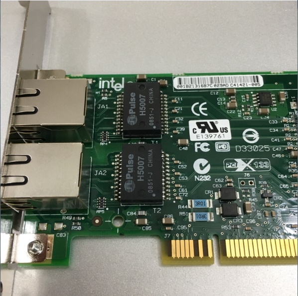 Card Mạng PCI Dual Port Gigabit LAN Ethernet 10/100/1000 Mbps LAN Adapter Controller For Máy Tính Công Nghiệp Advantech Industrial Computers IBCON