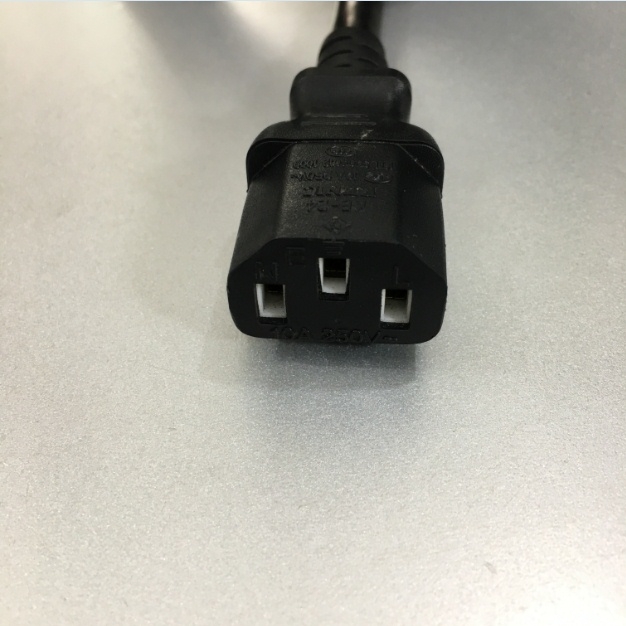 Dây Nguồn IEC 309 16A 250V IP44 to IEC C13 10A 250V H05VV-F 3x1.5mm² Black Cable Length 2M