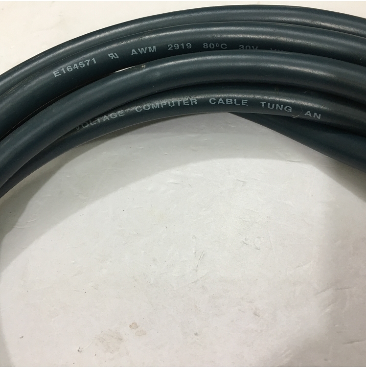 Cáp Điều Khiển RS232 DB37 Male to DB15 Male 2 Row 15Pin 28AWG E164571 Cable PVC Green Length 3M