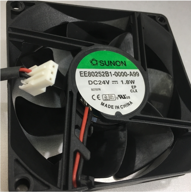 SUNON EE80252B1-0000-A99 24V 1.8W Server Fan 80x80x25mm 2 Wire