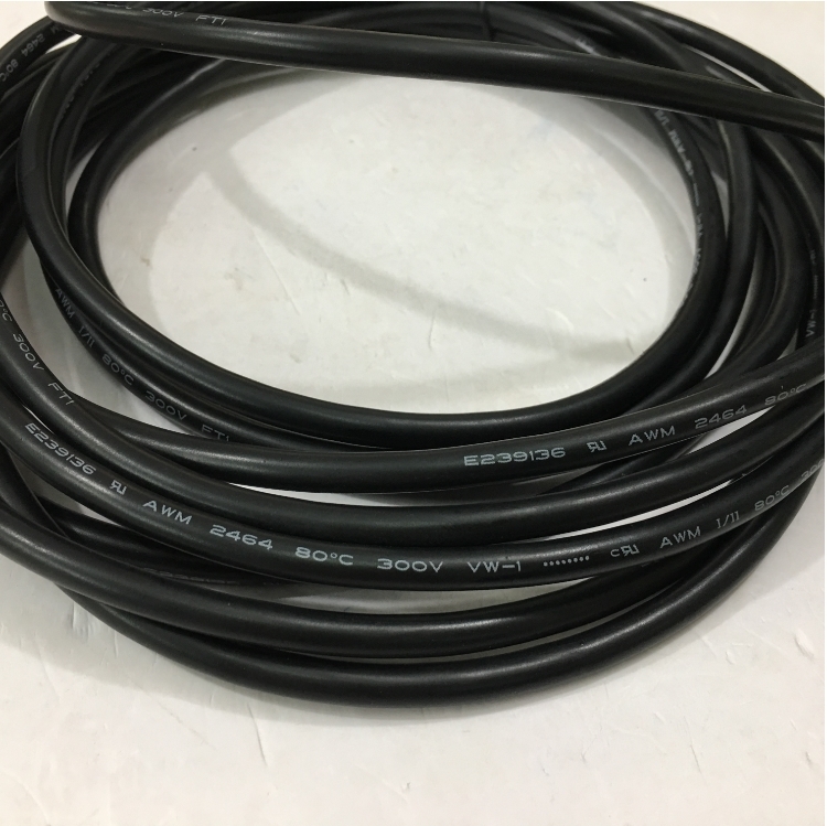 Cáp Máy In Phun Mã Vạch Công Nghiệp Hitachi Inkjet Printer RS-232C Null Modem With Partial Handshaking DB9 Female to DB9 Female Cable PVC Black Length 5M