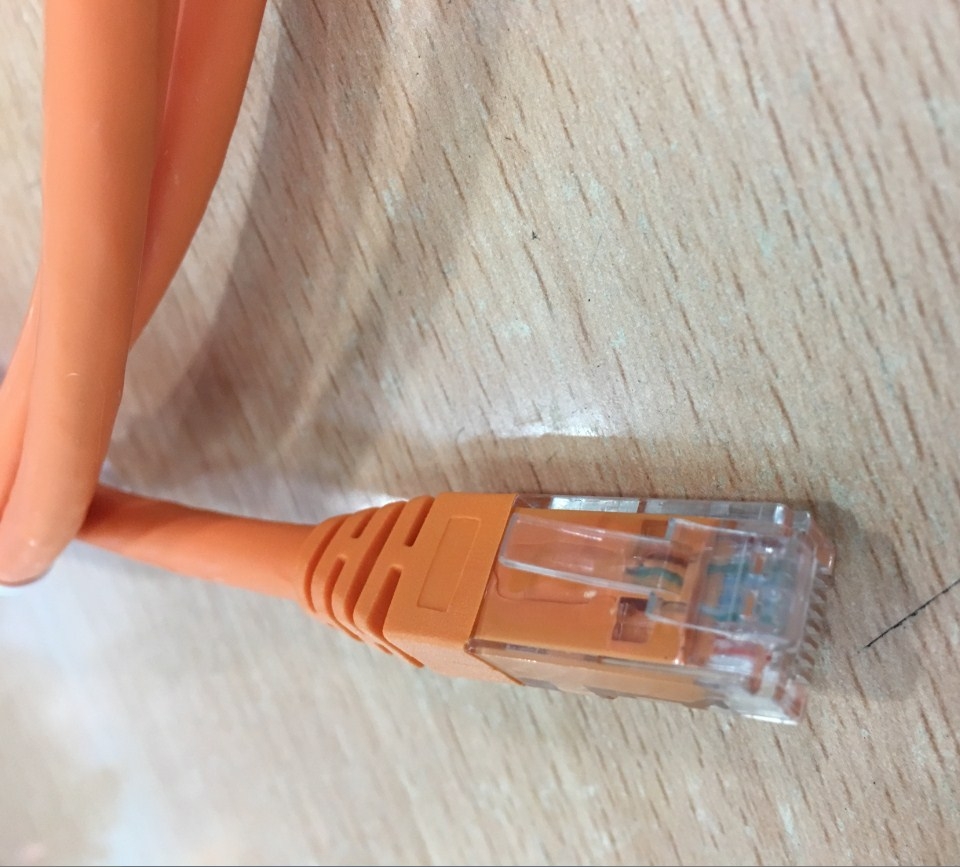 Dây Nhẩy Nexans Cat6 RJ45 UTP Patch Cord Straight-Through Cable N101.21EHOO PVC Jacketed Orange Length 2M