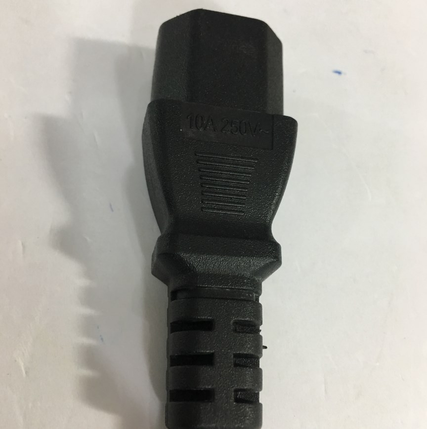 Dây Nguồn TRIACE TS-407 HUAN QIU HQ-AC025 Chuẩn 2 Chân Đầu Tròn AC Power Cord Schuko CEE7 Euro Plug to C13 10A 250V 3x0.75mm Length 1.8M