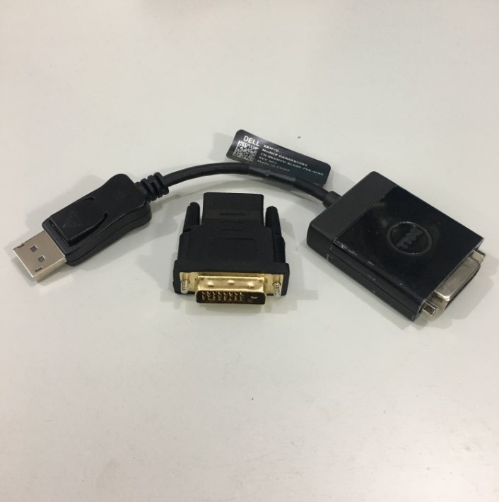 Bộ Combo Chuyển Đổi Tín Hiệu DELL DANARBC084 DisplayPort Single-Link DVI-D Và HDMI Female to DVI-D Male Video Adapter