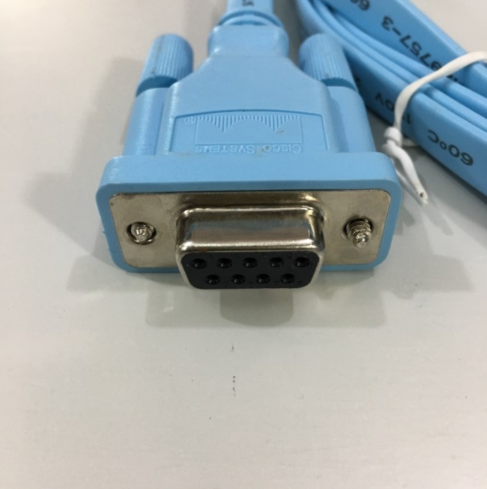 Cáp Điều Khiển Cisco 720-C2270-00 Serial RS232 DB9 Female to RJ45 Male Flat Cable For UPS Eaton Power Management Network Card Modules for Console Communication Length 1.8M