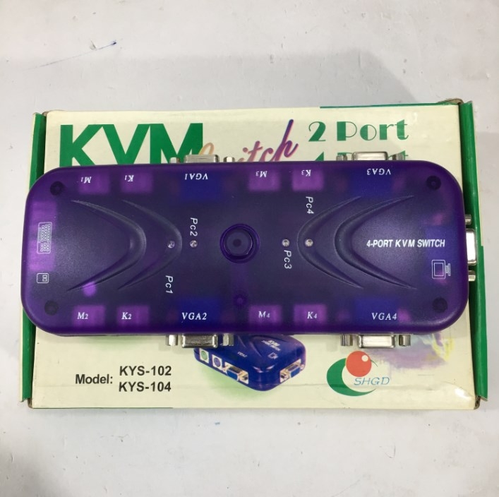 Bộ KVM Switch KYS-104 4 Ports PS2