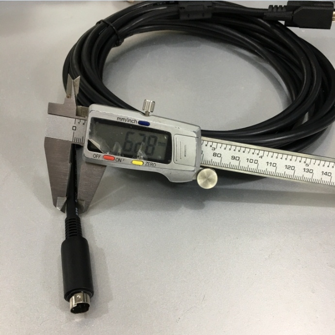 Cáp Điều Khiển Lập Trình PLC Schneider 59607 Relay Sepam series 20 Chất Lượng Cao PC Connection Cord CCA783 Cable PLC Merk Schneider BLack Length 5M