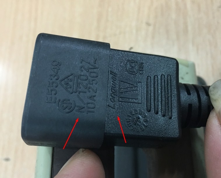 Dây Nguồn Máy Chủ HP 142263-001 Longwell LS-60 LS-14 IEC320 C13 to C14 AC Power Cord PDU UPS 10A 250V 3x0.824mm² 18AWG For L2 Switch and L3 Switch Network Rack Mount Length 2M