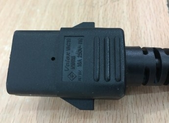 Dây Nguồn Server Volex VAC19 N16916 AC Power Cord BS1363 to IEC60320 C19 13A 16A 250V 3x1.5mm For Máy Chủ và Cisco Router Length 2.5M