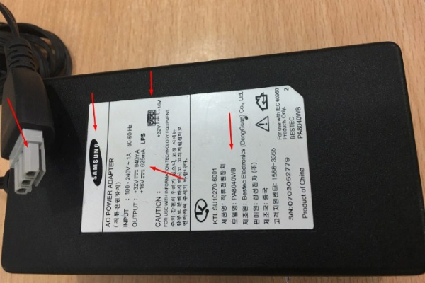 Adapter Original SAMSUNG PA8040WB For Printer 32V 940mA 16V 625mA Connector Size 3PIN