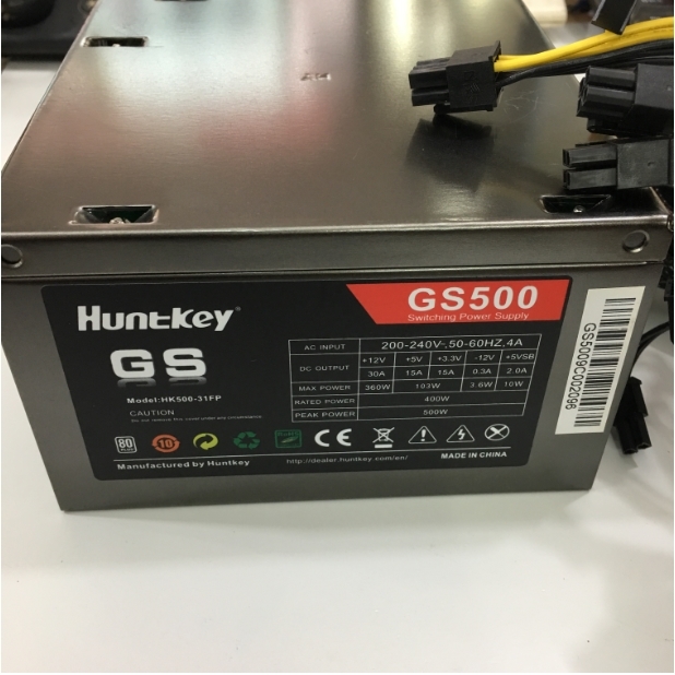 Nguồn Máy Tính Huntkey 500W  GS500 80 Plus