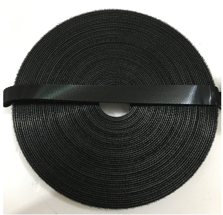 Băng Dán Dính Hai Mặt Velcro Brand One Wrap Cable Tie Continuous Roll For Hệ Thống Mạng Viễn Thông Tốc Độ Cao 12mm x 10m Black Fiber Optic Network Ethernet Patch Cord Cable Dài 10M