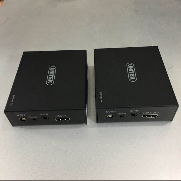 Bộ Chuyển Đổi Tín Hiệu HDMI to LAN Unitek V101A HDMI Network Ip Extender 150 Meters Sender and Receiver Adapter