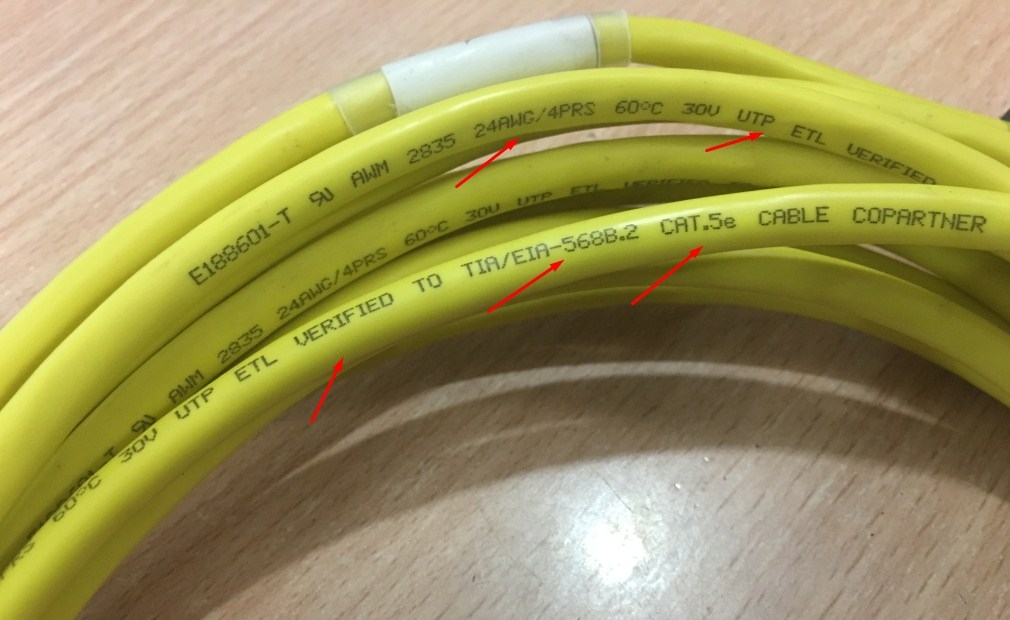 Cáp Mạng Đúc Bọc Sắt Chống Nhiễu CAT5E ETL Verified to EIA/TIA 568B CAT5E RJ45 Ethernet Network Patch Cable Straight-through Yellow Length 5M