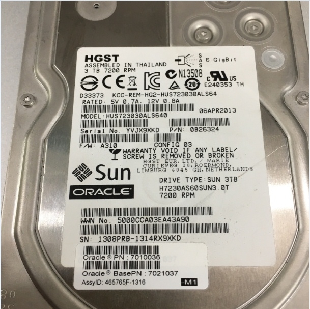 Bảng Mạch Ổ Cứng Máy Chủ Hitachi SAS 3.5 PCB 0B27882 AA1594J 006-0B26759-R2 For HUS723020ALS640 0B26324 A310