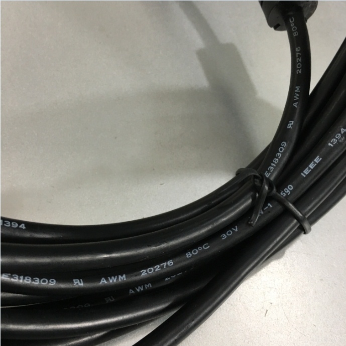 Cáp Điều Khiển Lập Trình PLC Schneider 59607 Relay Sepam series 20 Chất Lượng Cao PC Connection Cord CCA783 Cable PLC Merk Schneider BLack Length 5M