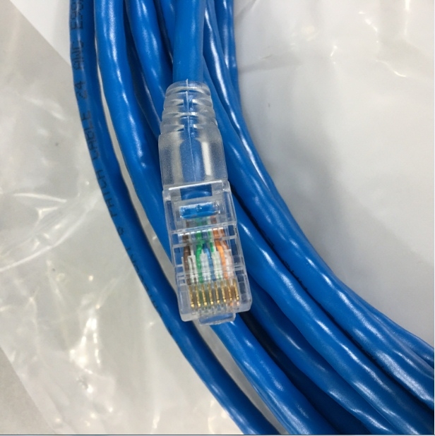 Dây Nhẩy RJ45 Patch Cord OEM COMMSCOPE CAT 6 U/UTP NPC06UVDB-BL033F Straight Through Cable 4PR 24AWG Blue Length 10M