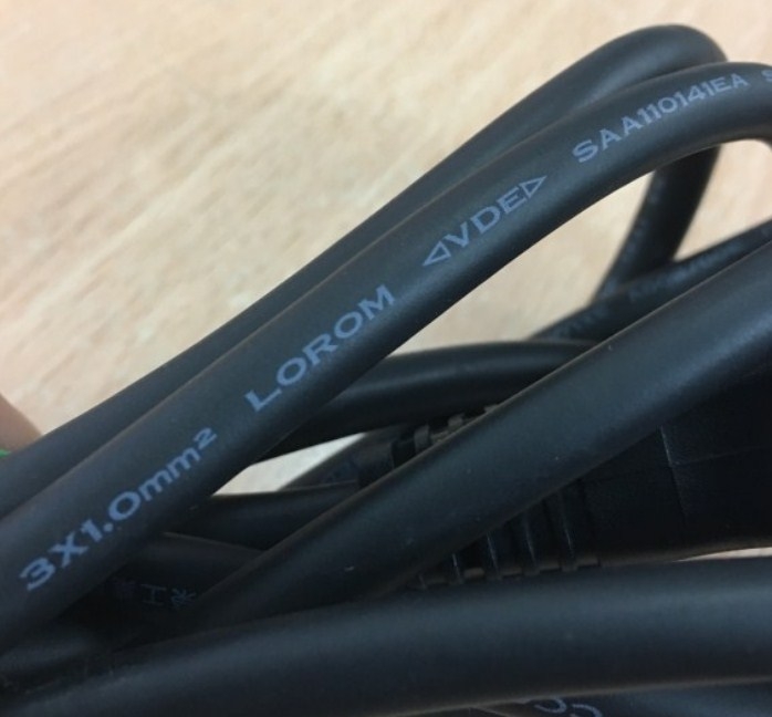 Dây Nguồn Cisco Systems Power Cable 37-1130-01 LOROM LR-33A1 LR-03G AC Power Cord BS1363 IEC60320 IEC C15 UK 10A 250V 3X1.0mm Length 2.4M