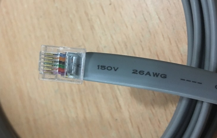 Cáp Điện Thoại Mỏng Dẹt Telephone Polycom RJ12 6P6C to RJ12 6P6C 26AWG Flat Grey Length 5M