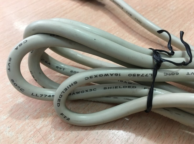 Dây Nguồn COXOC COX-01 COX-02 NEMA 5-15P to C13 AC Power Cord 7A 125V 3X0.75mm 18AWG Grey Length 1.8M