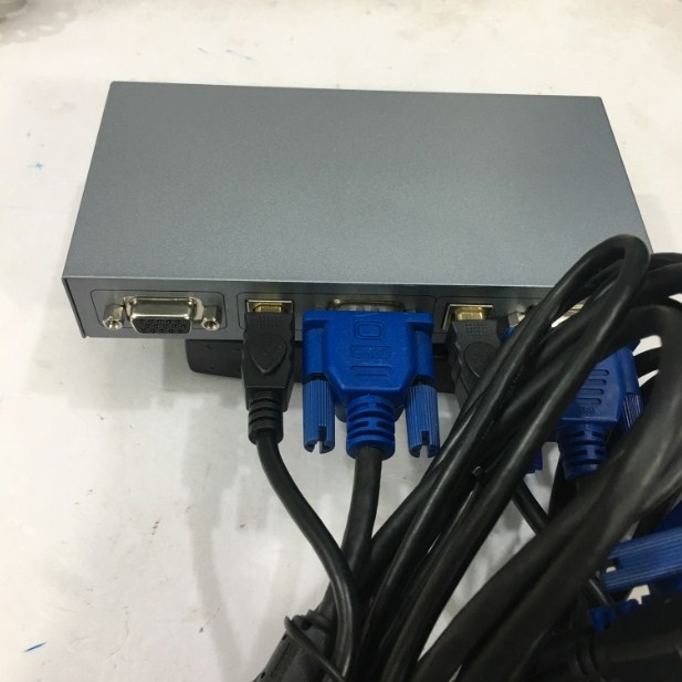 Bộ Chuyển KVM Switch 2 Port VGA USB and PS2 Chính Hãng DTECH DT-8021