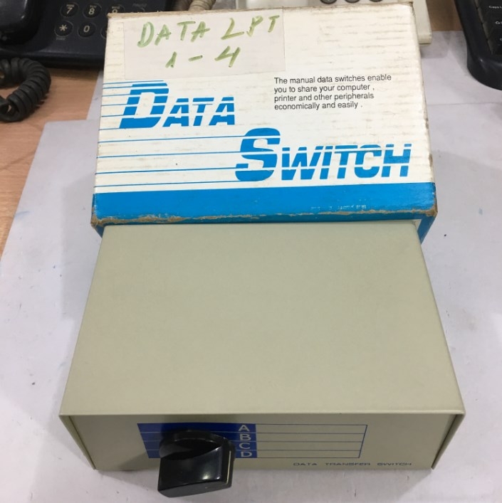 Bộ Chuyển Parallel Printer DATA Switch LPT 1-4 DB25-4