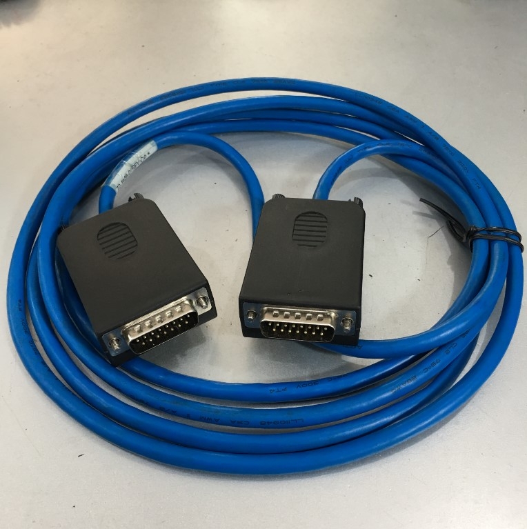 Cáp Kết Nối 15 Pin D-Sub DB15 Male to Male DB15 Screw Terminal Block Cable Length 3M