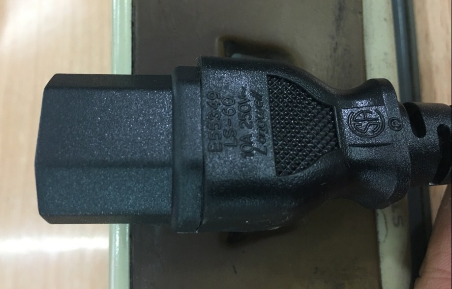 Dây Nguồn Máy Chủ HP 142263-001 Longwell LS-60 LS-14 IEC320 C13 to C14 AC Power Cord PDU UPS 10A 250V 3x0.824mm² 18AWG For L2 Switch and L3 Switch Network Rack Mount Length 2M