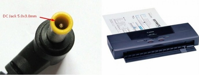 Adapter Printer CANON 13V 1.8A For BJC80,BJC85,BJC-50,BJC-30,BJC-55,BJC-70BJC-210,BJC-240,BJC-250,BJC-4100 Connector Size 5.0mm x 3.0mm